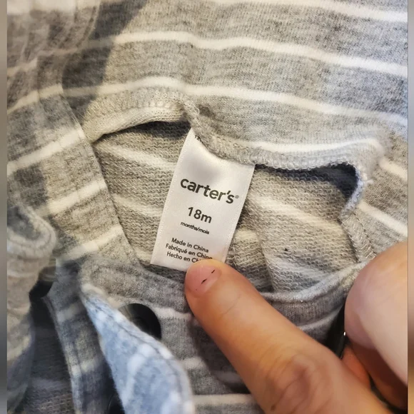 Vineyard Vines Striped Overalls - Picture 2 of 3